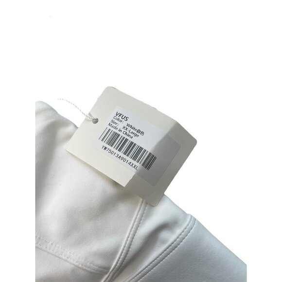 VFUS Womens High Support White Zip Front Sports Bra XXL - Picture 4 of 6